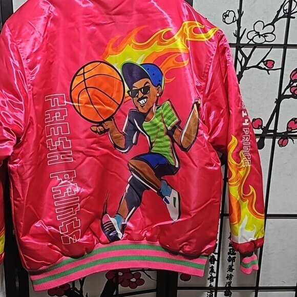 Fresh Prince of Bel-Air Satin Jacket Coat Size XL New - Picture 6 of 6